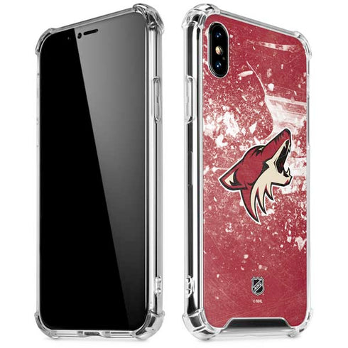 NHL Arizona Coyotes Frozen iPhone XS Max Clear Case